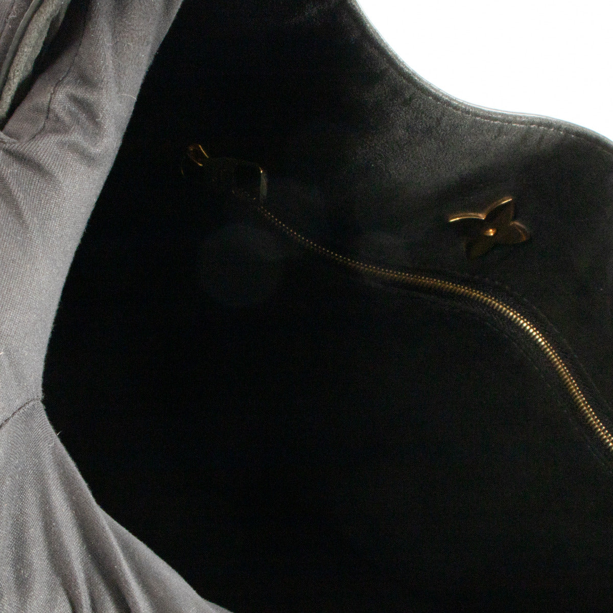 Sac à bandoulière hobo Louis Vuitton Monogram Black Flower