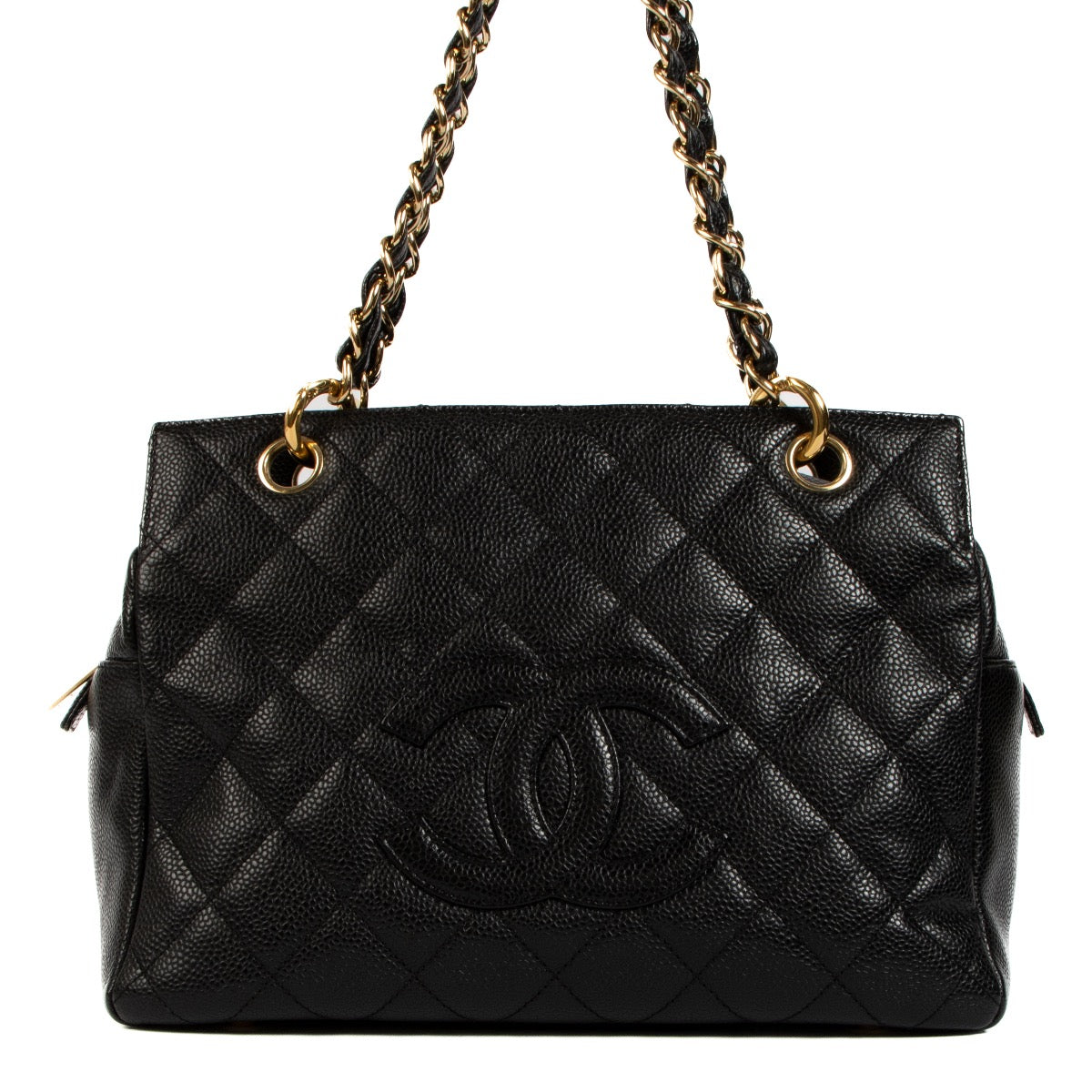 Chanel Black Caviar Small GST Tote Bag for the best price at Labellov.