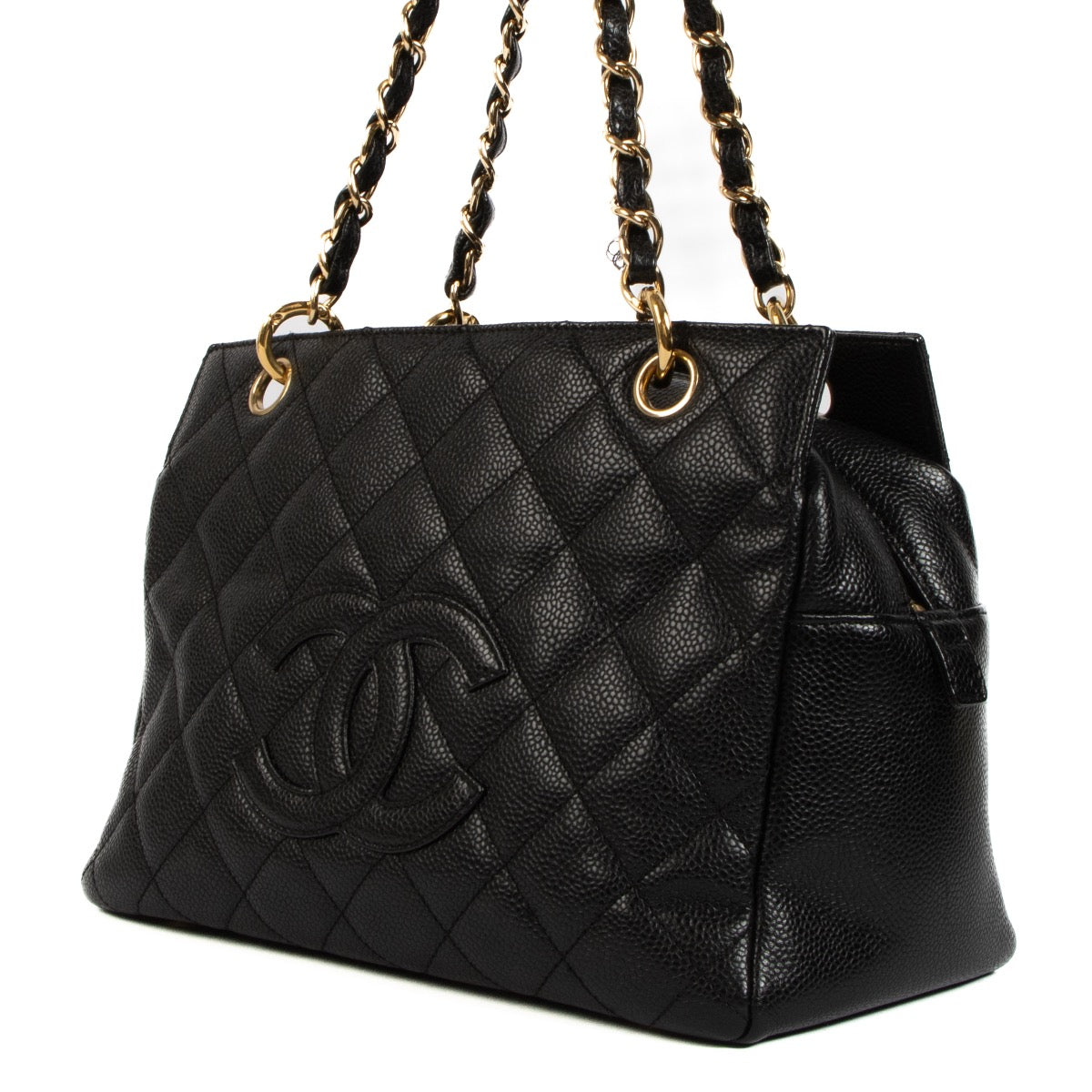 Chanel Black Caviar Small GST Tote Bag for the best price at Labellov.