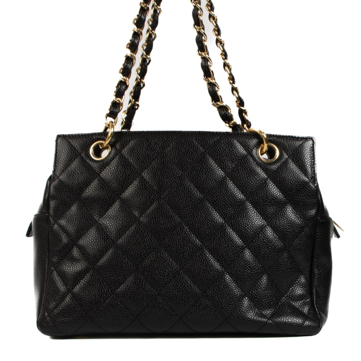 Chanel Black Caviar Small GST Tote Bag for the best price at Labellov.