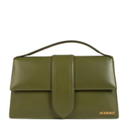 Shop 100% authentic second-hand Jacquemus Khaki Leather Le Bambinou Bag on Labellov.com