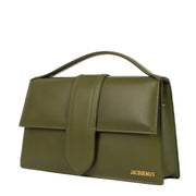 Shop 100% authentic second-hand Jacquemus Khaki Leather Le Bambinou Bag on Labellov.com