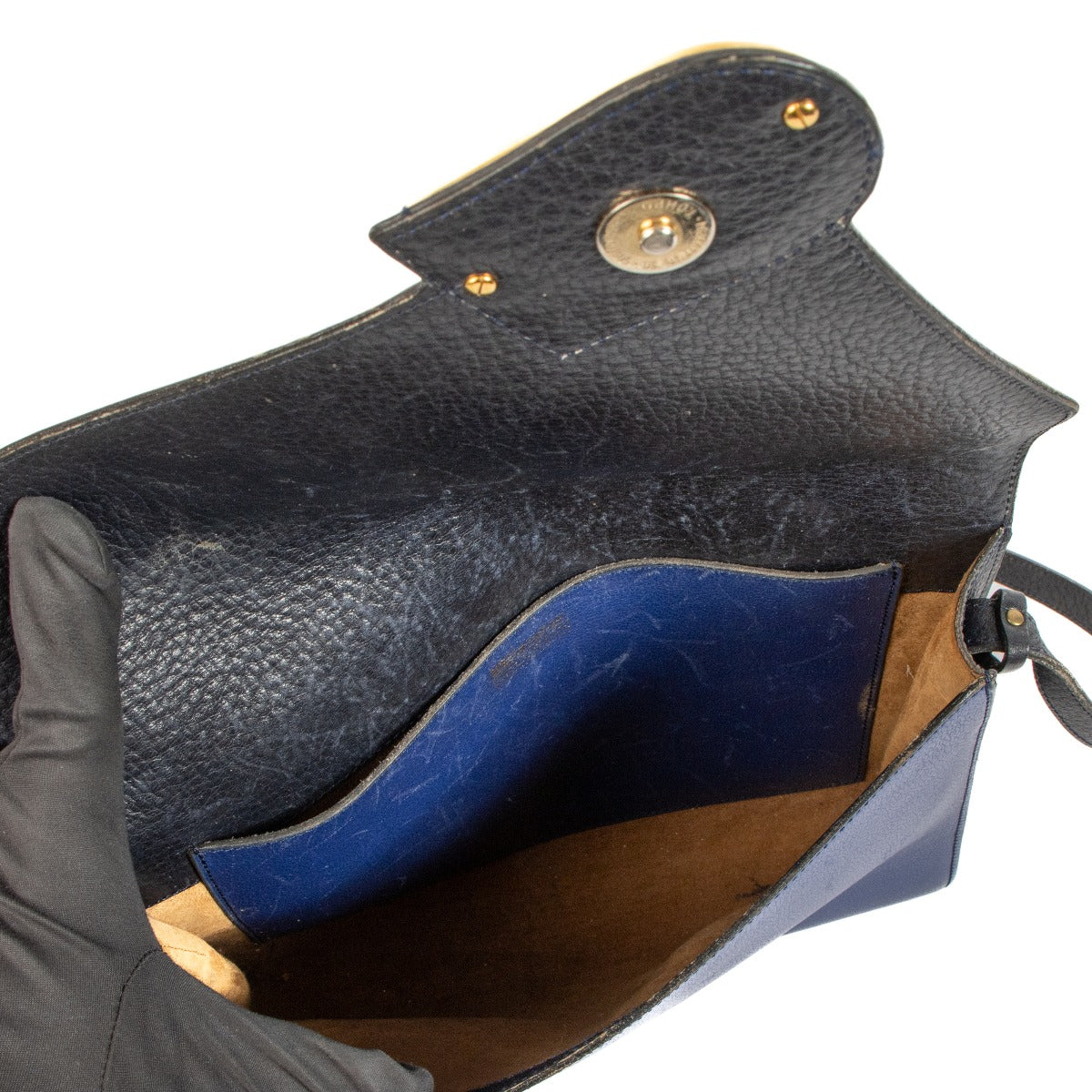 Shop 100% Delvaux Blue Romeo Crossbody Bag on Labellov.com