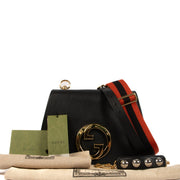 Shop safe online at Labellov in Antwerp, Brussels and Knokke this 100% authentic second hand Gucci Black Medium Blondie Crossbody