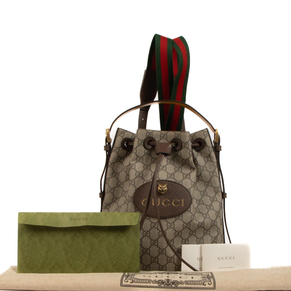 Shop 100% authentic second-hand Gucci Monogram Neo Vintage GG Supreme Backpack on Labellov.com