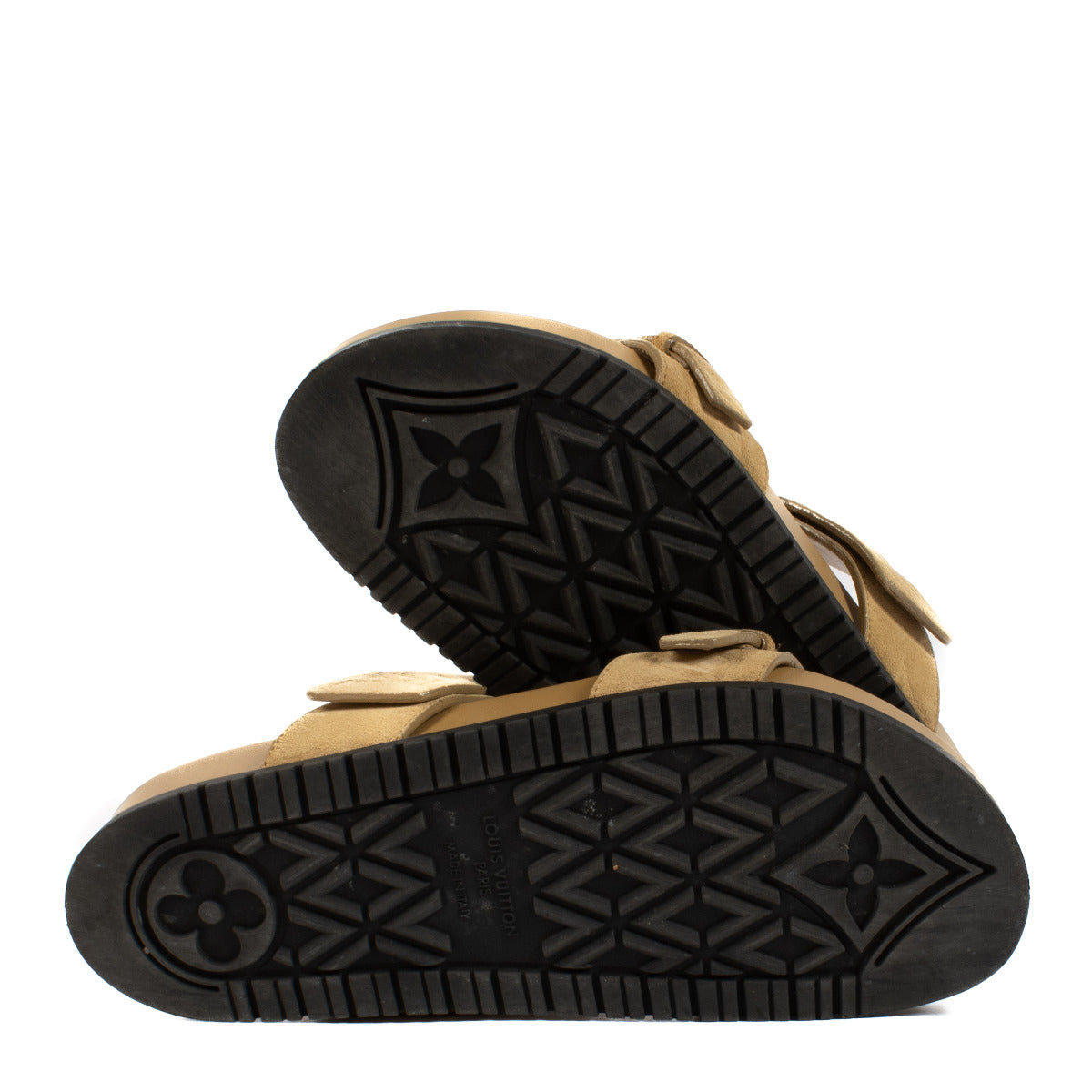 Louis Vuitton Beige Suède Bom Dia Sandalen - maat 37
