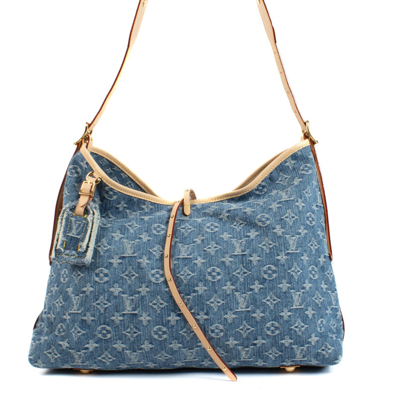 shop 100% authentic second hand Louis Vuitton Carryall MM Denim Shoulder Bag on Labellov.com
