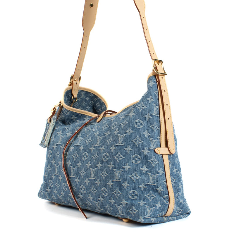 shop 100% authentic second hand Louis Vuitton Carryall MM Denim Shoulder Bag on Labellov.com
