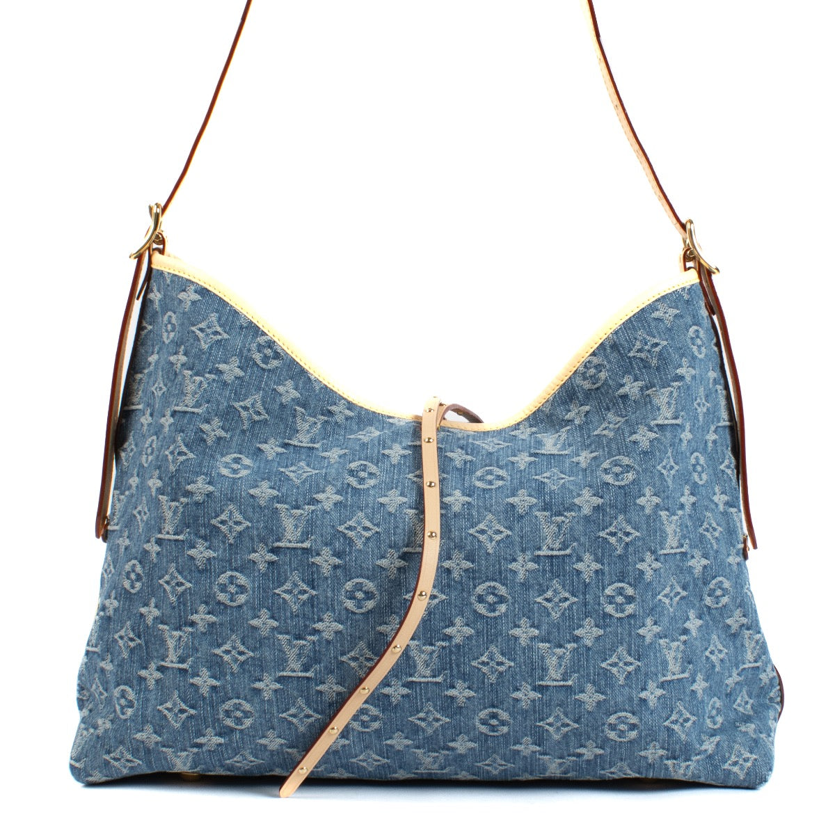 shop 100% authentic second hand Louis Vuitton Carryall MM Denim Shoulder Bag on Labellov.com