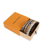 Shop 100% authentic second-hand Louis Vuitton Blue Logo Jacquard Bandoulière Bag Strap on Labellov.com