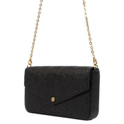 Shop 100% authentic second-hand Louis Vuitton Black Monogram Empreinte Pochette Félicie on Labellov.com