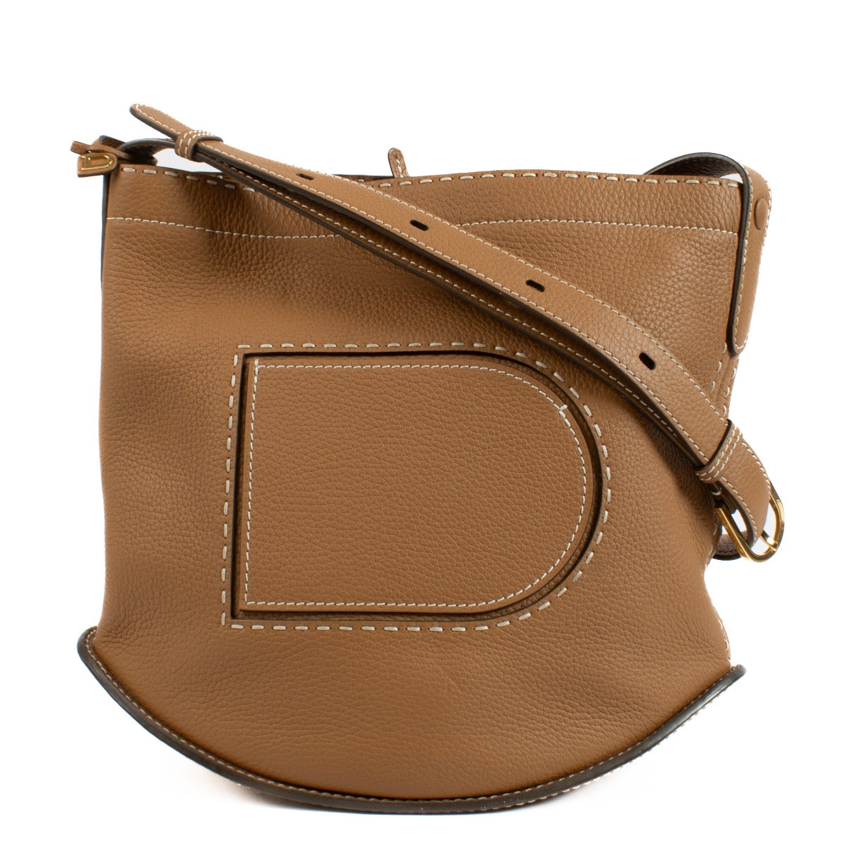 Delvaux Vegetal Taurillon Soft Pin Surpiqué