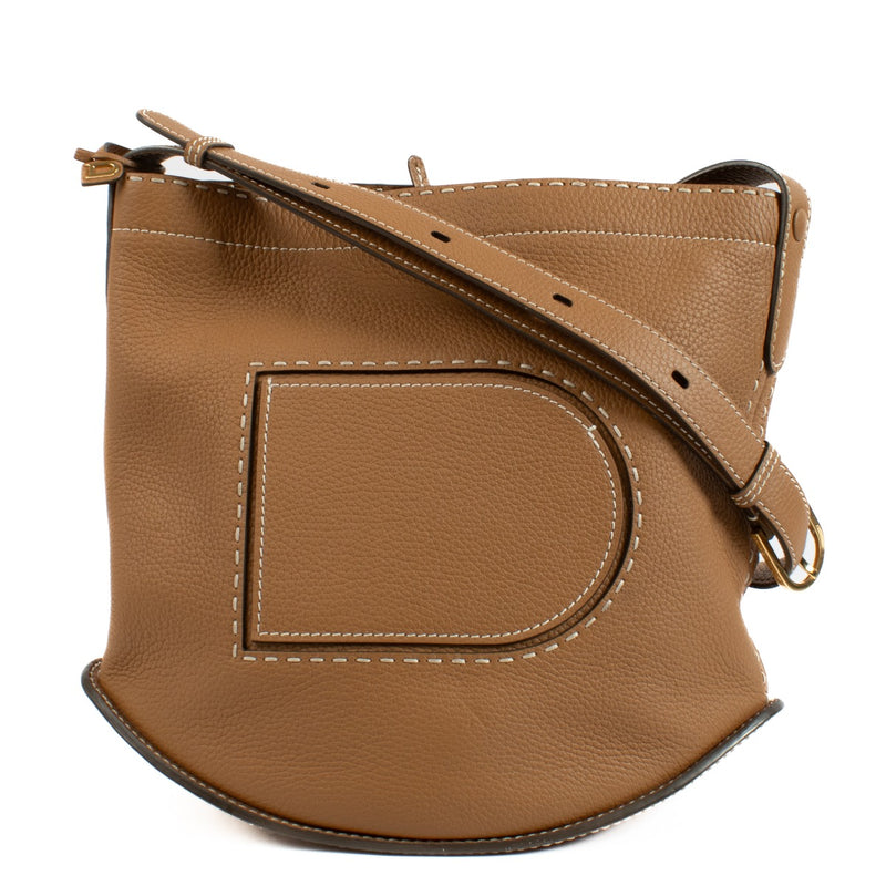 Delvaux Vegetal Taurillon Soft Pin Surpiqué