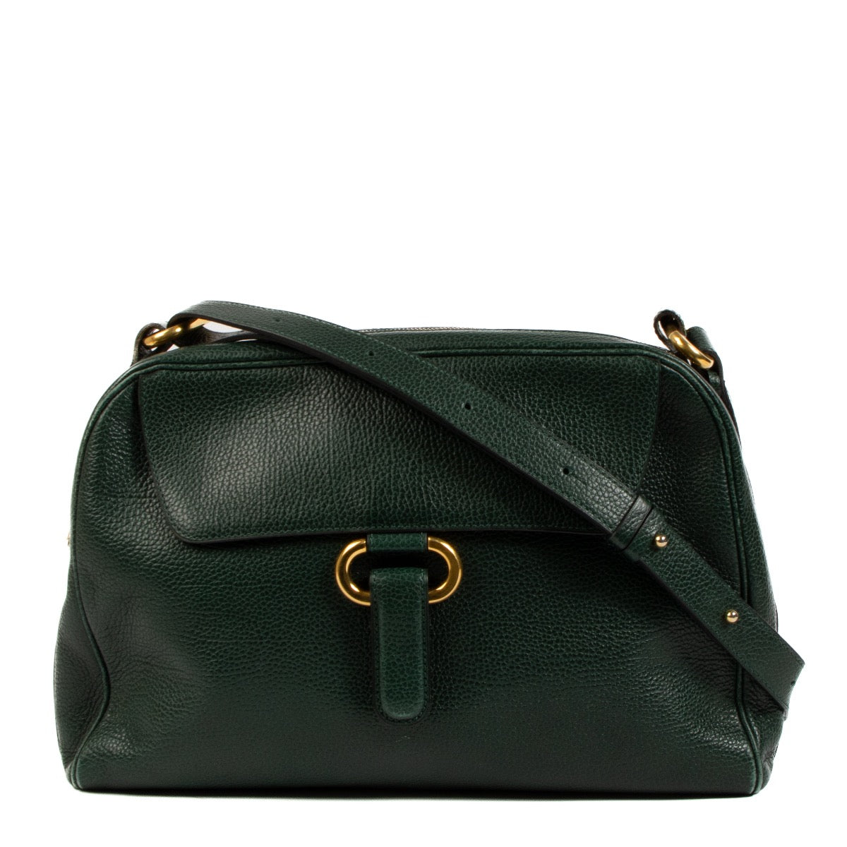 Shop 100% authentic second-hand Delvaux Green Shoulder Bag on Labellov.com