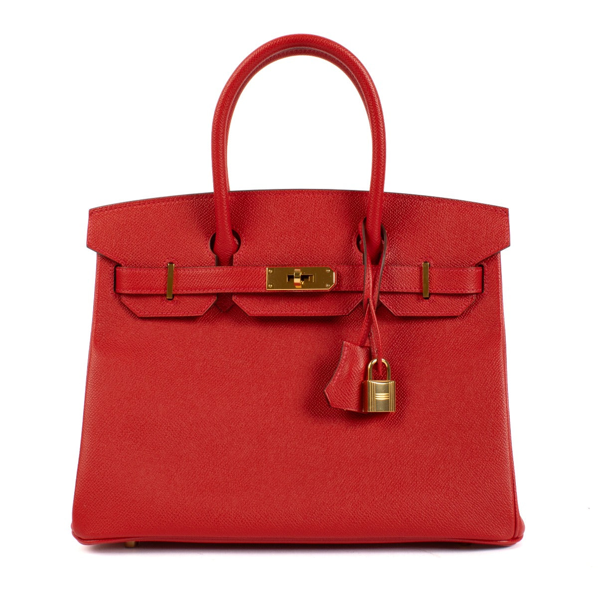 Hermès Birkin 30 Rouge Casaque Epsom GHW