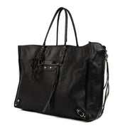 Shop safe online at Labellov in Antwerp, Brussels and Knokke this 100% authentic second hand Balenciaga Black Paper A4 Tote Bag