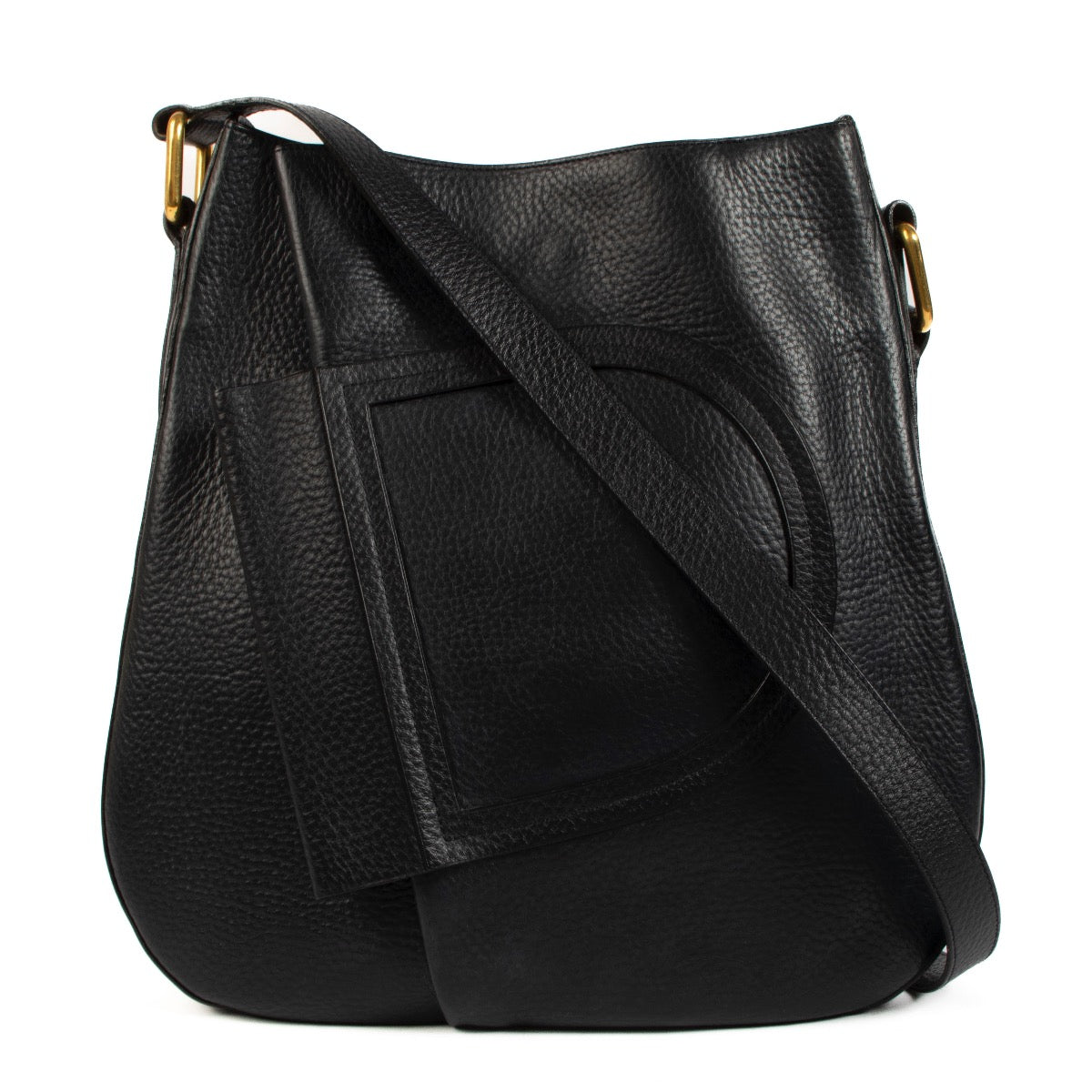 Shop safe online at Labellov in Antwerp, Brussels and Knokke this 100% authentic second hand Delvaux Navy Blue Leather Shoulder Bag