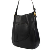 Shop safe online at Labellov in Antwerp, Brussels and Knokke this 100% authentic second hand Delvaux Navy Blue Leather Shoulder Bag