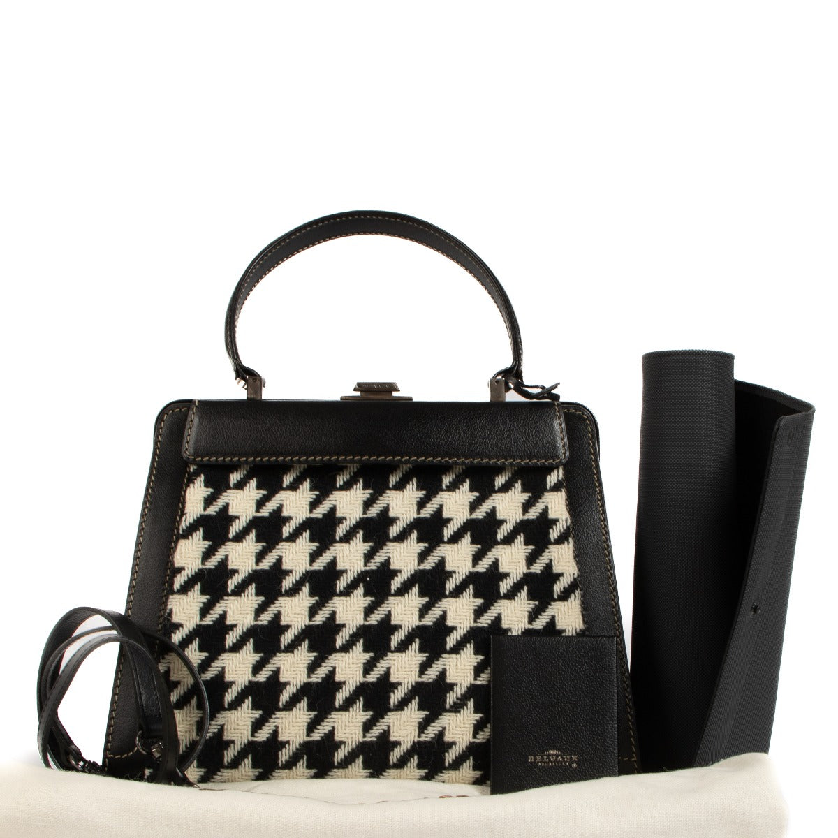 Delvaux Black Jumping Illusion Handbag