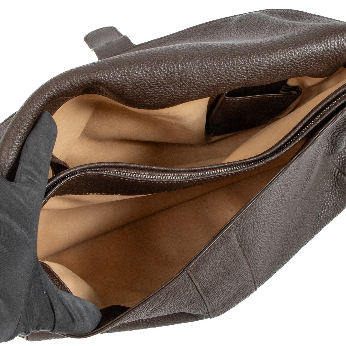 Delvaux Chocolate Brown Brillant Besace Shoulder Bag