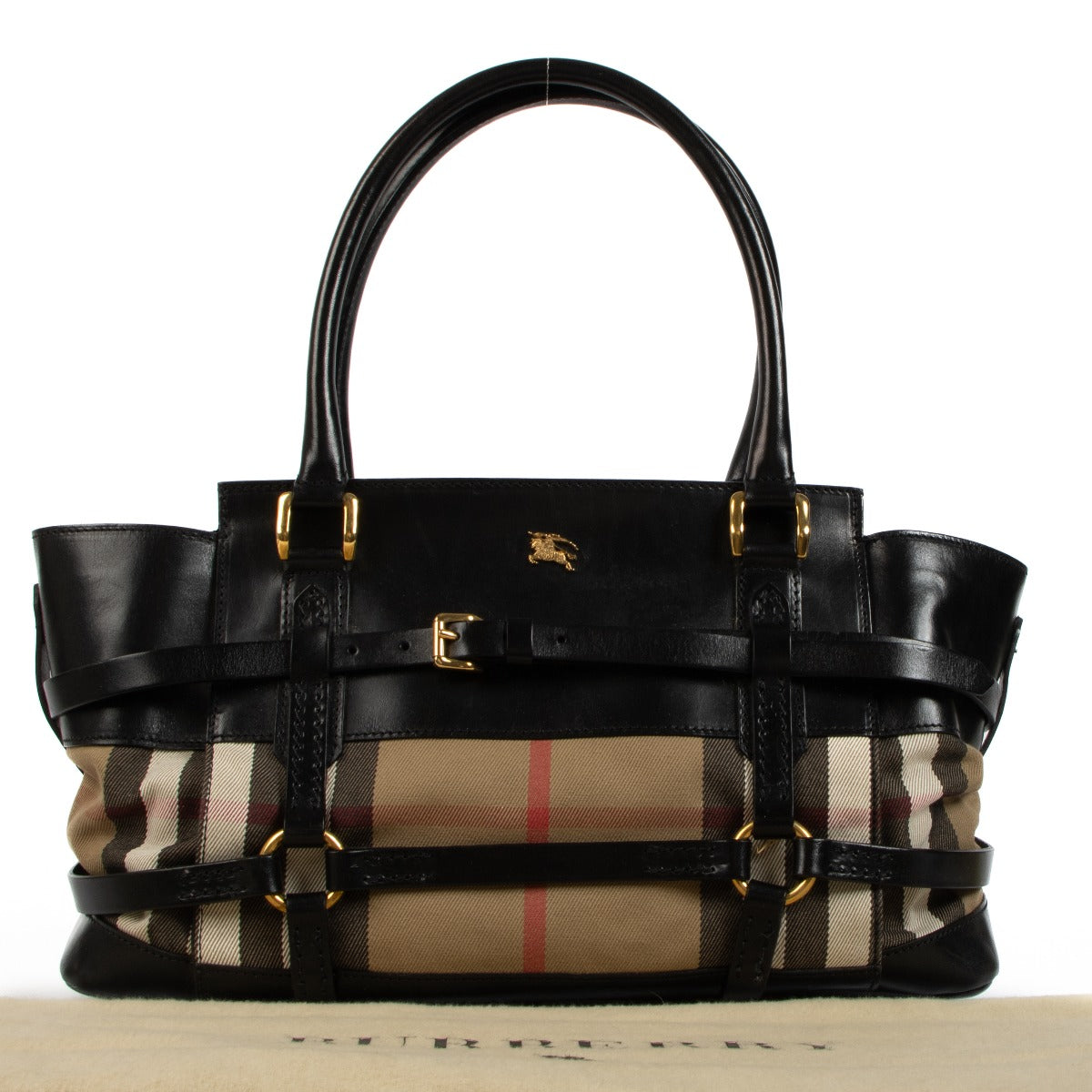 Burberry House Check Bridle Kent Bag
