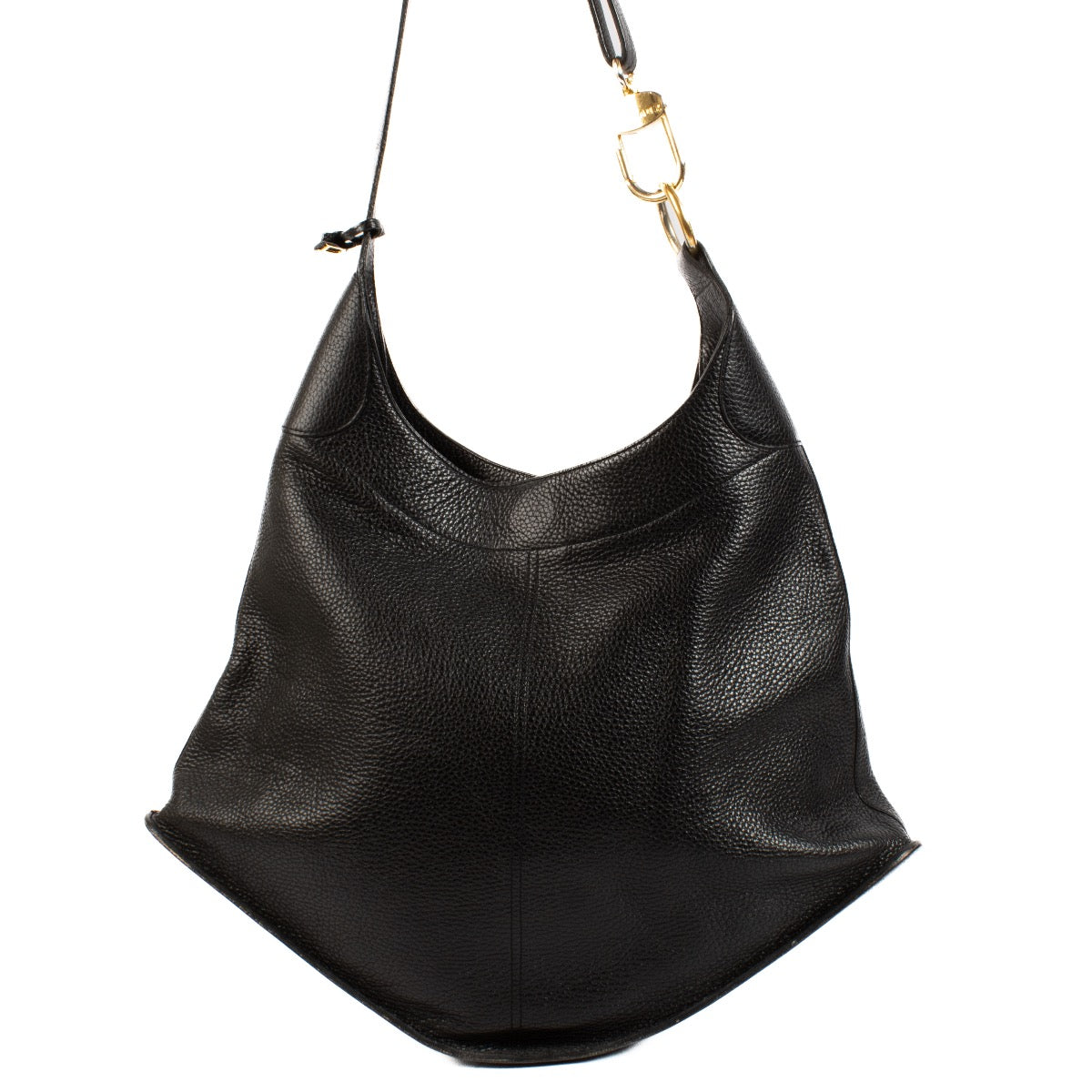 buy 100% authentic pre loved Delvaux Black Satan Shoulder Bag on Labellov.com