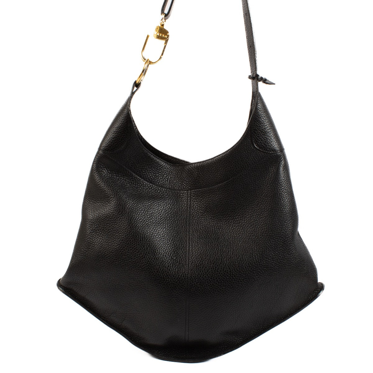 buy 100% authentic pre loved Delvaux Black Satan Shoulder Bag on Labellov.com