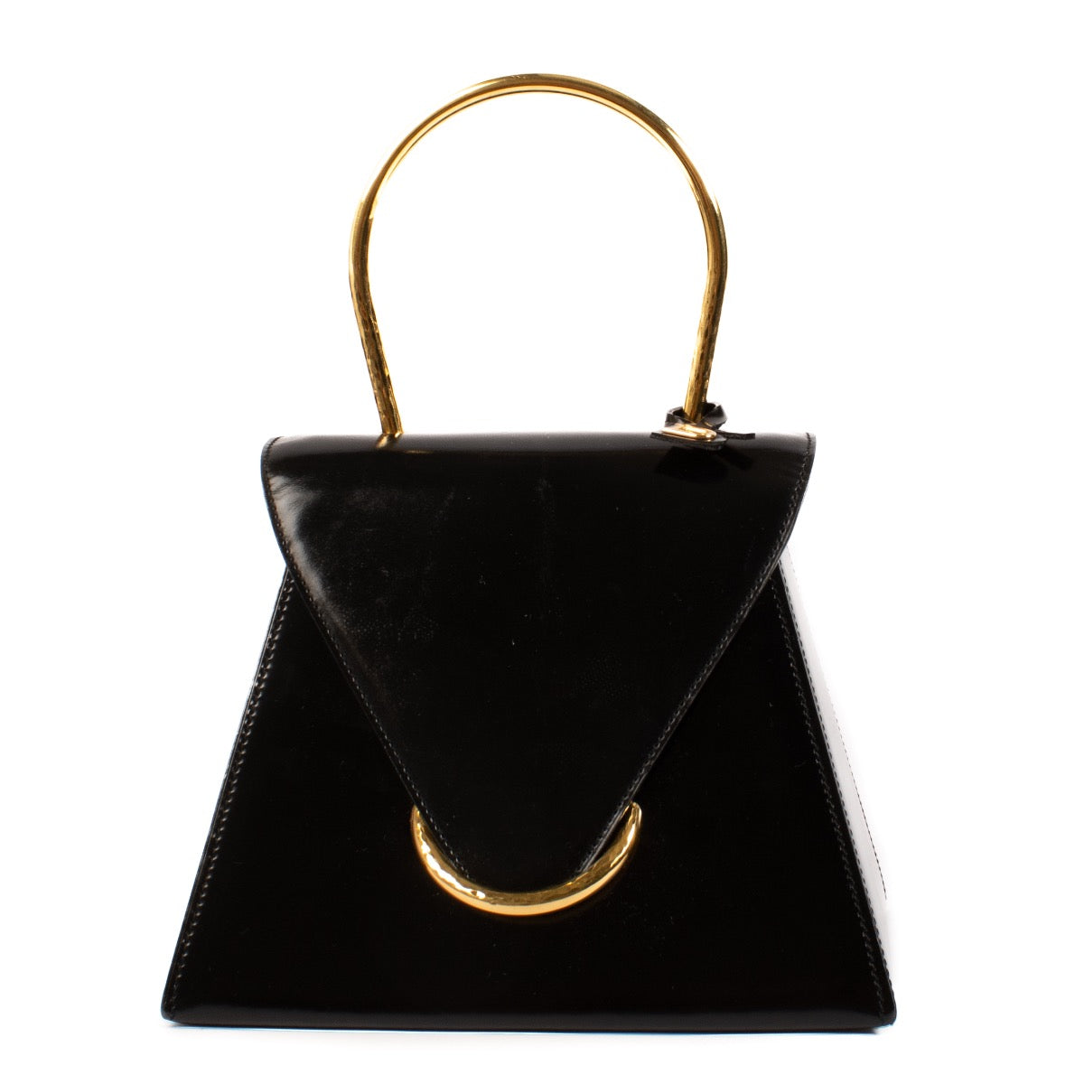 shop 100% authentic second hand Delvaux UT Triangle Black Magic Bag on Labellov.com