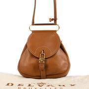 buy 100% authentic pre loved Delvaux Cognac Cerceau PM Bag on Labellov.com