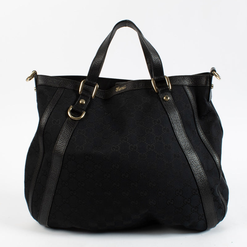 Shop 100% authentic second hand Gucci Black GG Canvas Bag on Labellov.com