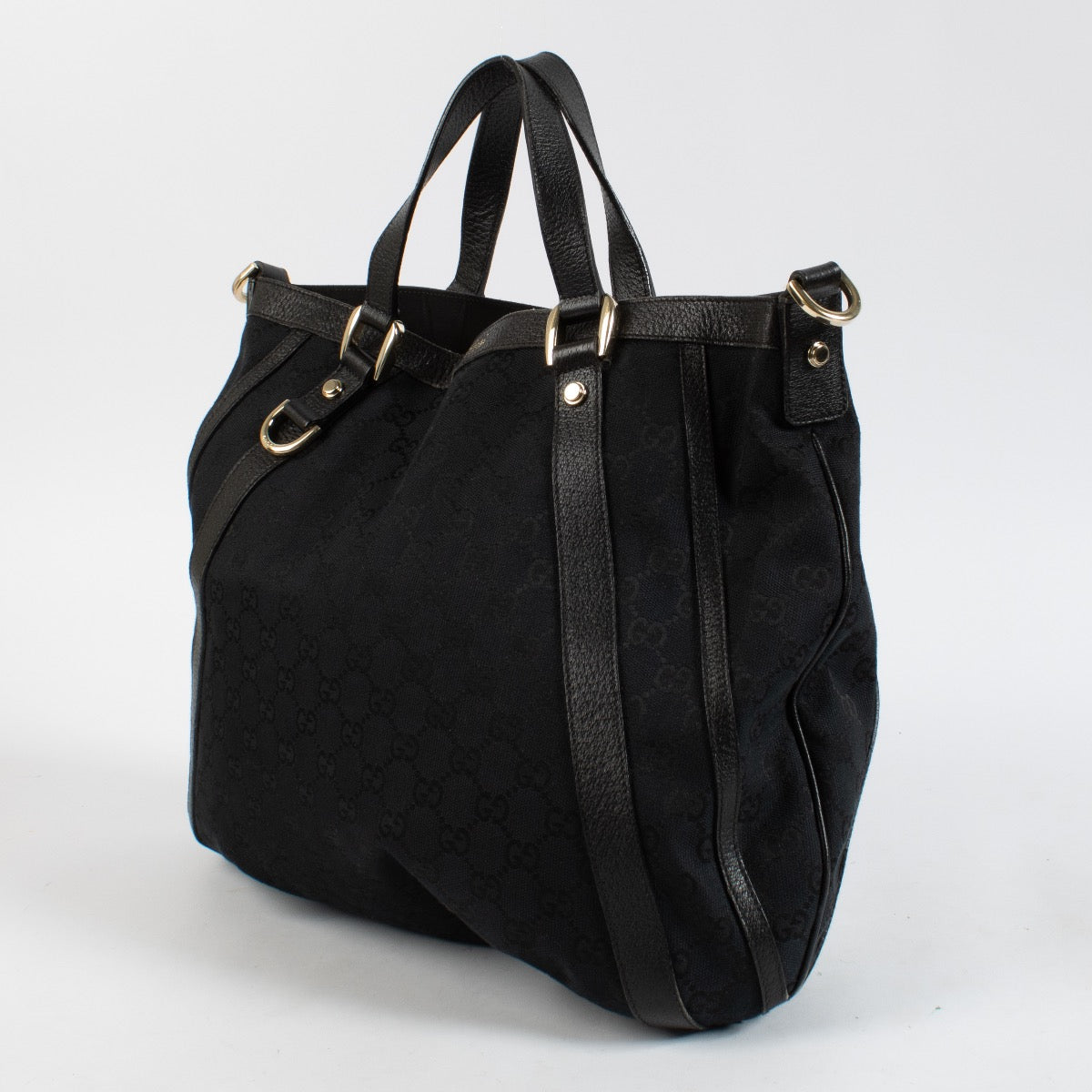 Shop 100% authentic second hand Gucci Black GG Canvas Bag on Labellov.com