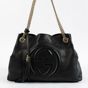 Shop 100% authentic second hand Gucci Black Soho Medium Hobo Shoulder Bag on Labellov.com