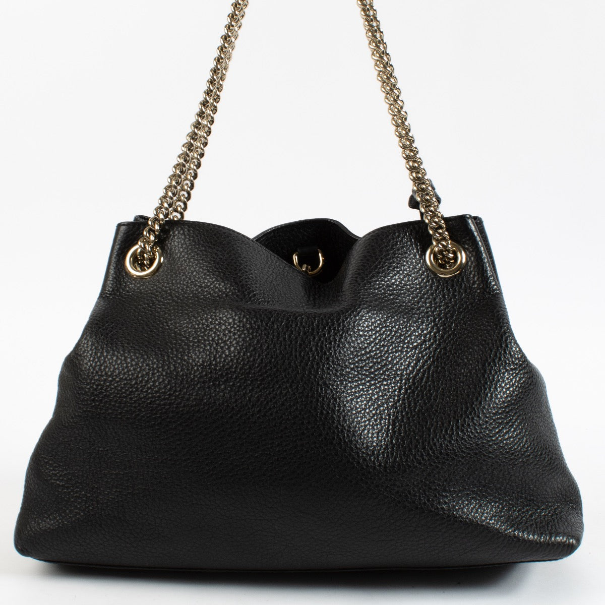 Shop 100% authentic second hand Gucci Black Soho Medium Hobo Shoulder Bag on Labellov.com