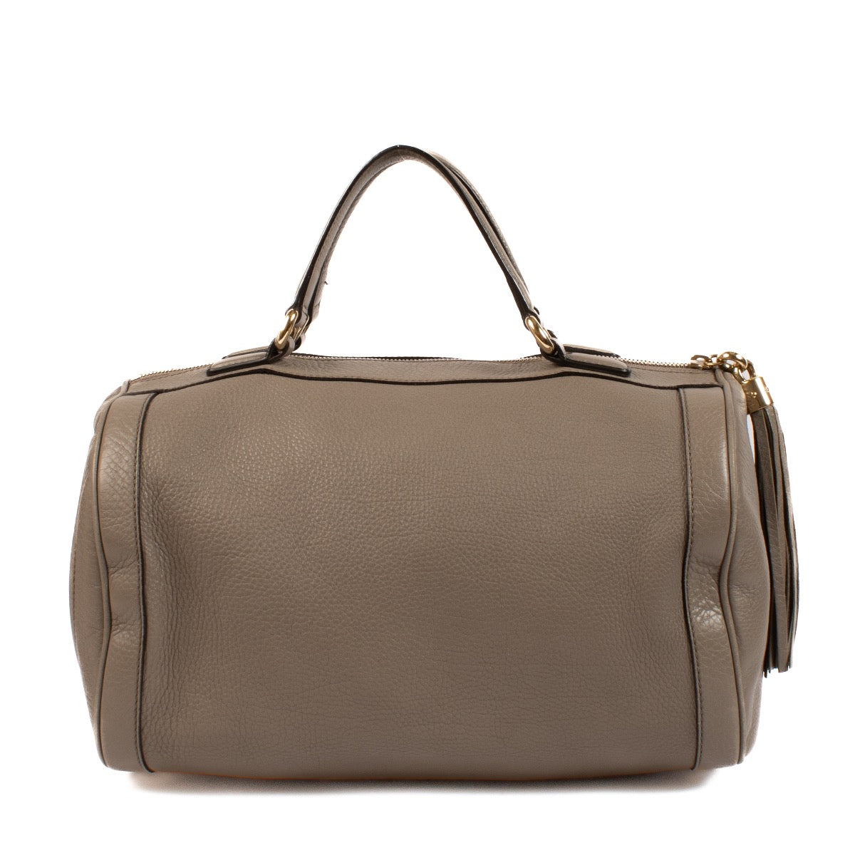 shop 100% authentic second hand Gucci Taupe Boston Bag on Labellov.com