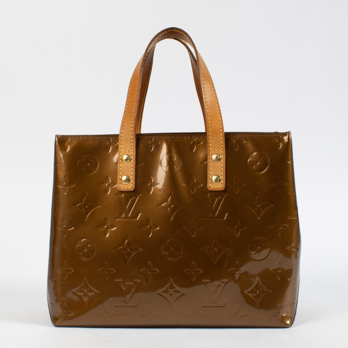 Shop 100% authentic second hand Louis Vuitton Bronze Monogram Vernis Reade on Labellov.com