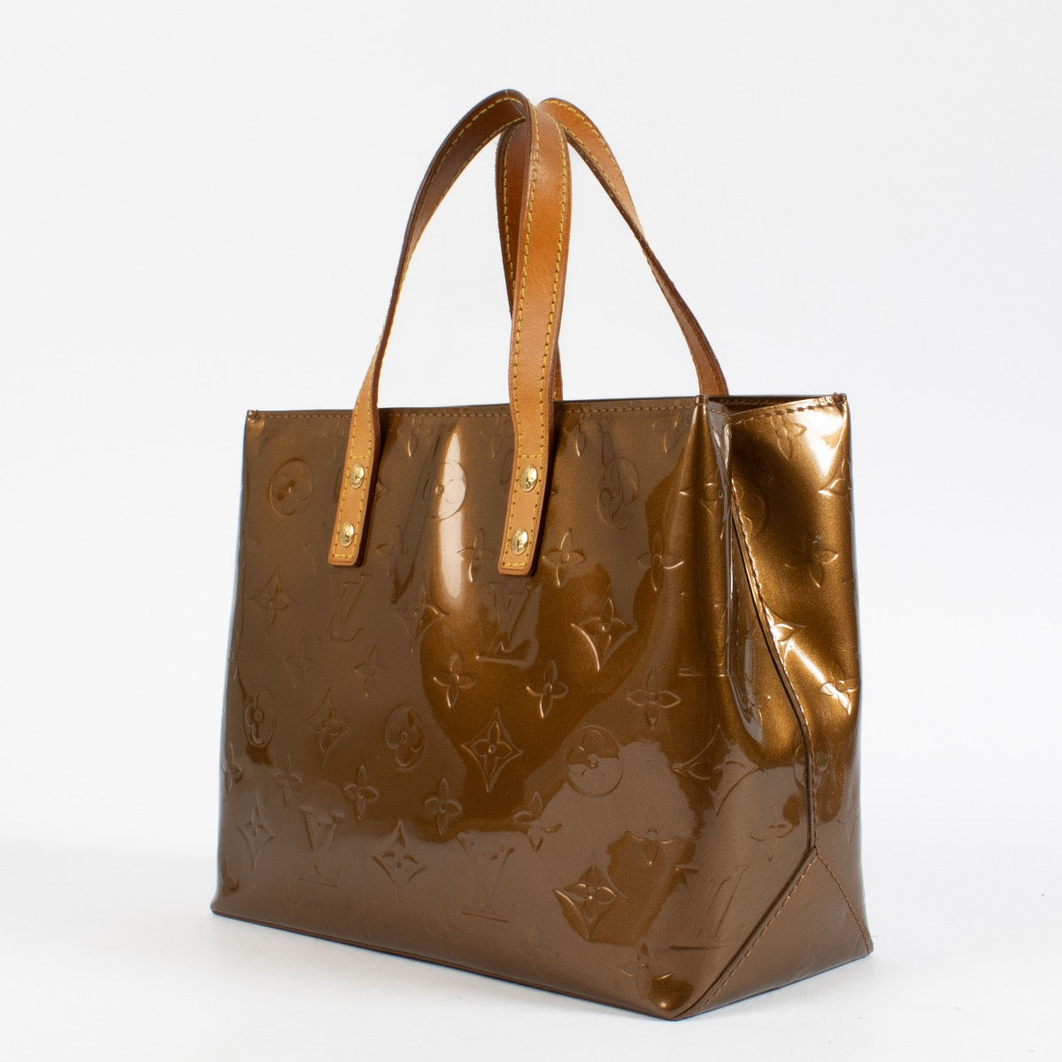 Shop 100% authentic second hand Louis Vuitton Bronze Monogram Vernis Reade on Labellov.com