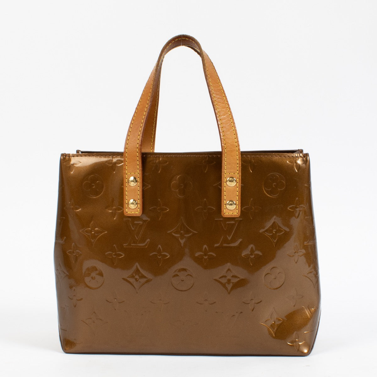 Shop 100% authentic second hand Louis Vuitton Bronze Monogram Vernis Reade on Labellov.com