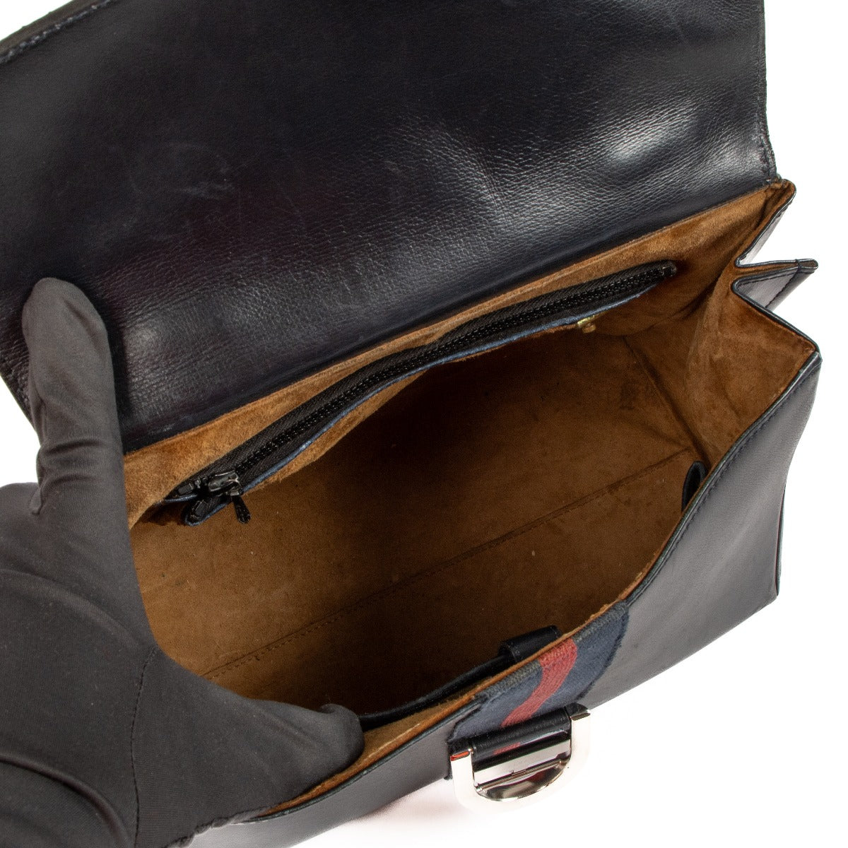 Shop 100% authentic second-hand Delvaux Blue MM Brillant on Labellov.com