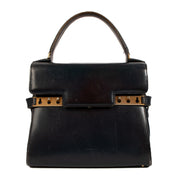Shop 100% authentic second-hand Delvaux Blue Tempête Top Handle Bag on Labellov.com