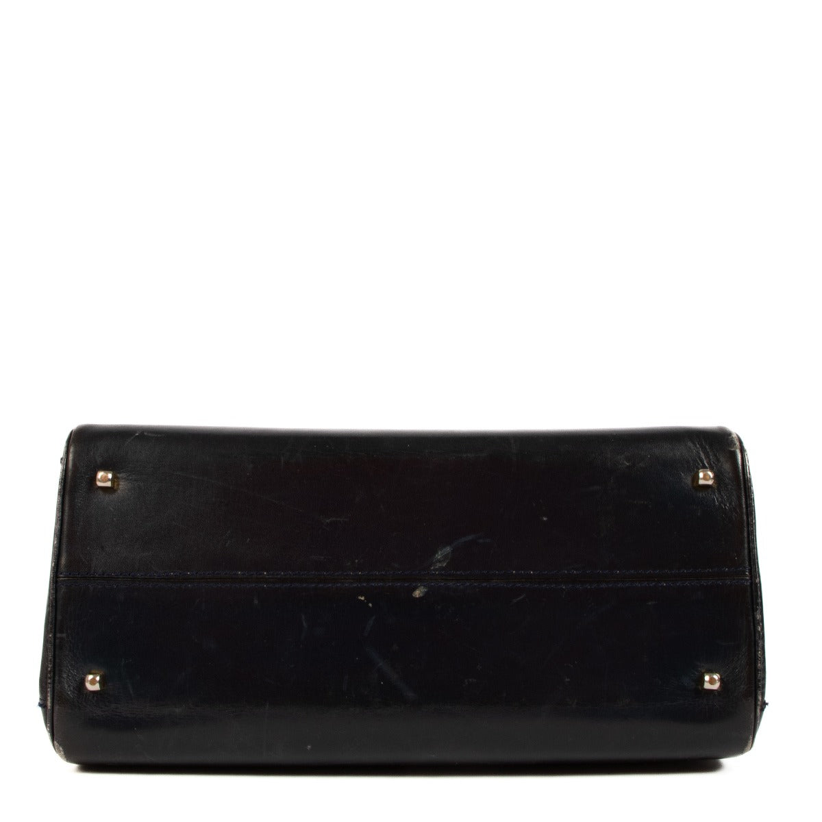 Shop 100% authentic second-hand Delvaux Blue Tempête Top Handle Bag on Labellov.com