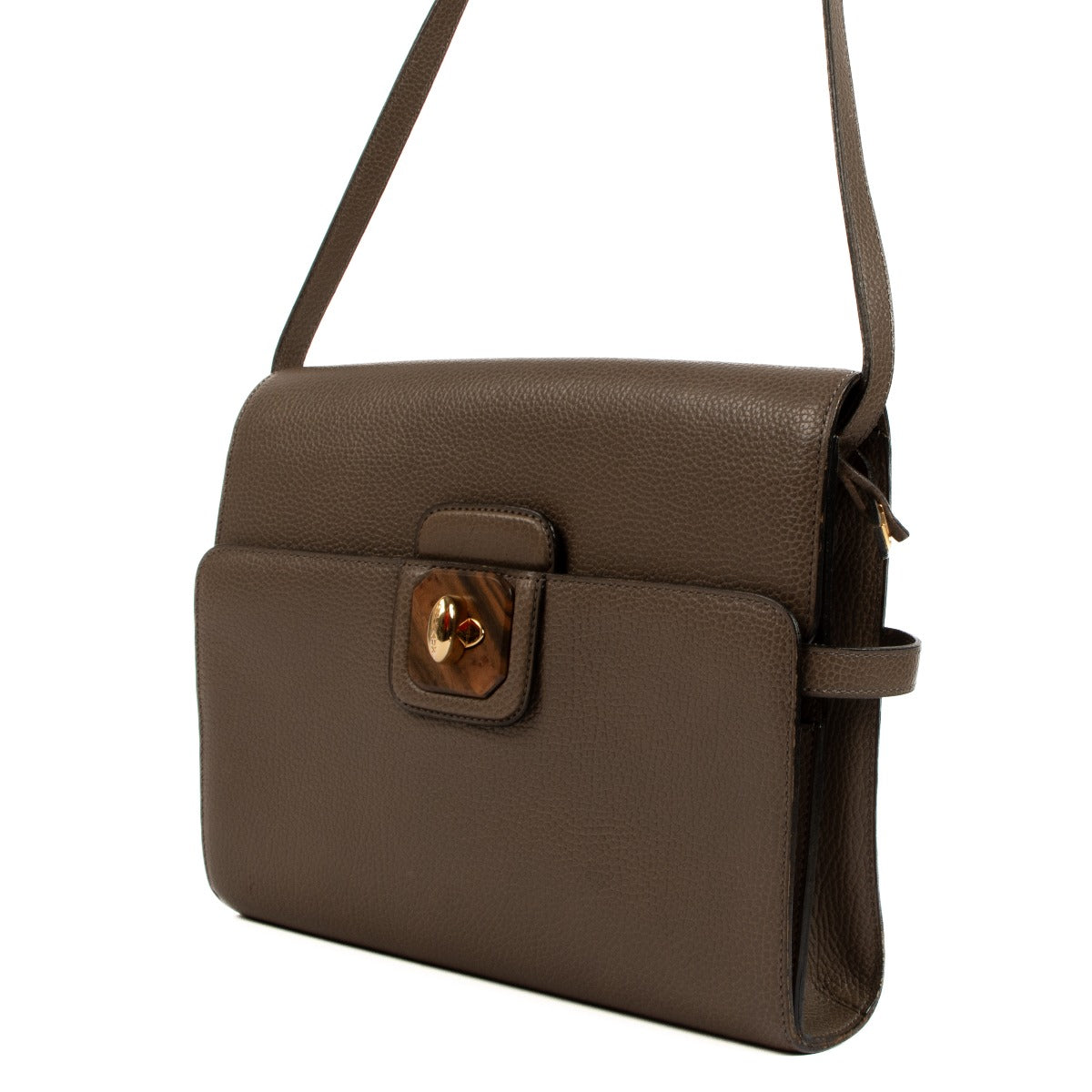 Shop 100% authentic second-hand Delvaux Taupe Crossbody Bag on Labellov.com