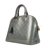 Shop 100% authentic second-hand Louis Vuitton Green Monogram Patent Alma Top Handle on Labellov.com