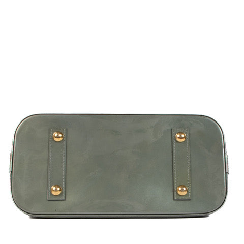 Shop 100% authentic second-hand Louis Vuitton Green Monogram Patent Alma Top Handle on Labellov.com