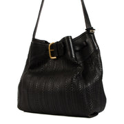 Shop 100% authentic second-hand Delvaux Black Toile De Cuir Nomade Crossbody Bag on Labellov.com