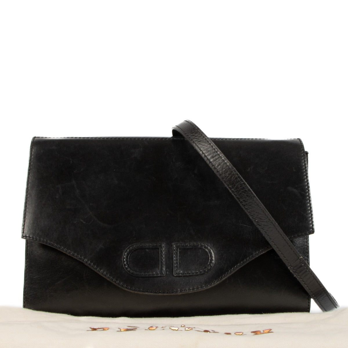 Delvaux Black Box Calf Vintage Crossbody Bag