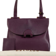 Delvaux Purple Leather Chablis Crossbody Bag