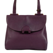 Delvaux Purple Leather Chablis Crossbody Bag