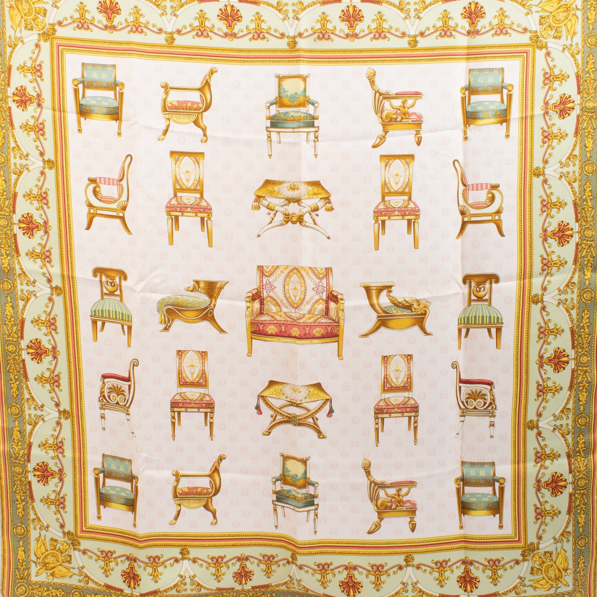 100% authentic second hand Gucci Chair Silk Scarf on Labellov.com