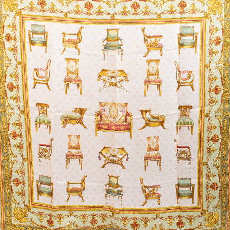 100% authentic second hand Gucci Chair Silk Scarf on Labellov.com