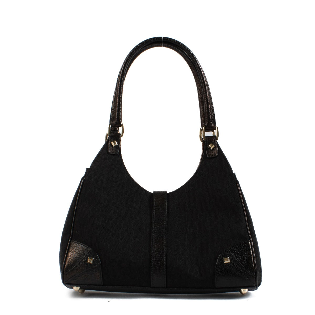 Shop 100% authentic Gucci Black GG Canvas Small Jackie Bag at Labellov.com.
